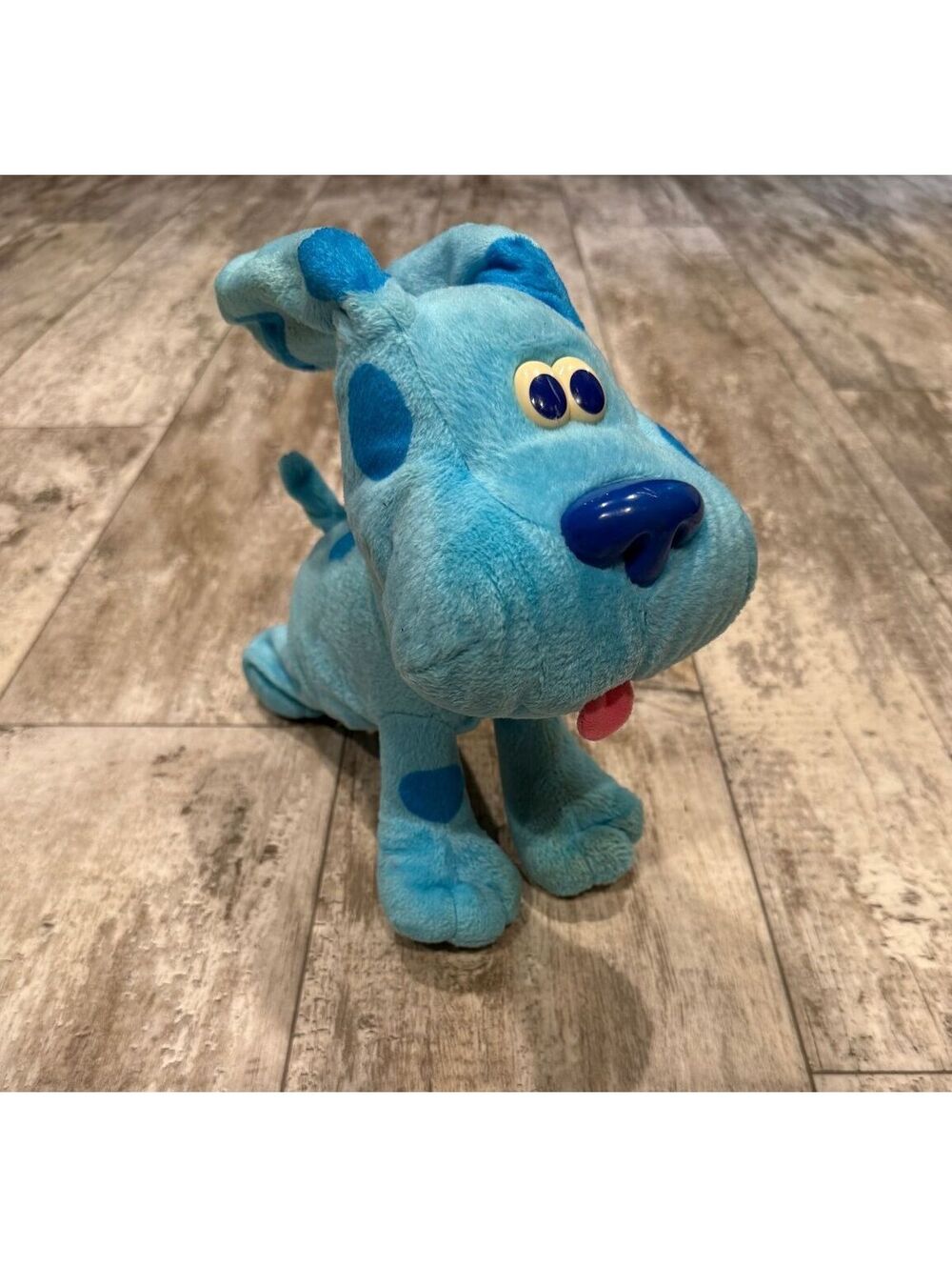 Vintage 2000 Blue's Clues Blue Plush Fisher Price Dog